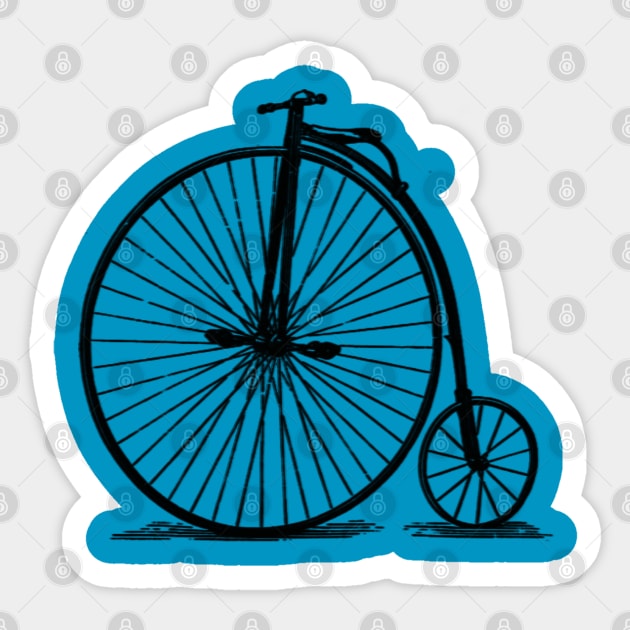 "The Bycycle" Sticker by UrbanBlazeStudio